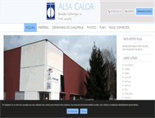 Tablet Screenshot of alsacalor.com